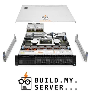 Dell PowerEdge R830 Server 1.70Ghz 40-Core 64GB RAM 2x 800GB SSD 14x 1.2TB Rails - Picture 1 of 5