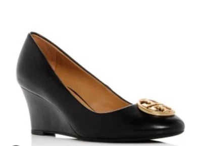 Tory Burch Mujer Chelsea 65mm Cuña Perfecta Negra 6.5 Foto 1 de 4