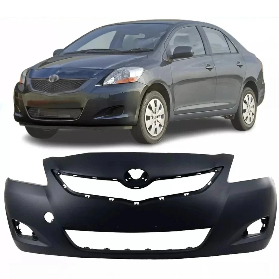 Front Bumper Cover Fascia For 2007-2012 Toyota Yaris - Image 1 of 4