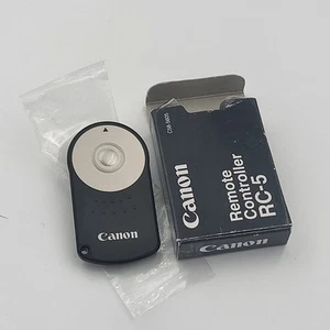 Canon RC-5 Wireless Infrared Remote Controller DSLR Cameras Shutter Release Btn - Picture 1 of 2