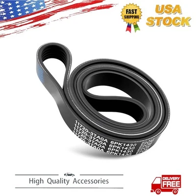 Alternator Fan Serpentine Belt #11720-3TA0A Fit for Nissan Rogue Altima US STOCK Foto 1 de 4