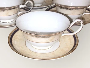 Wedgwood Cornucopia 6x Peony Cups & Saucers Hardly Used Excellent - Picture 1 of 14