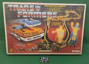 Pista Elettrica Luminosa Glow in The Dark Transformers Hasbro Tyco Arcofalc 1986 - Picture 1 of 15