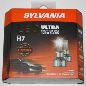 SYLVANIA H7 Ultra LED 2 Bulbs H7LEDHP.BX2 6000K BRAND NEW - Picture 1 of 4