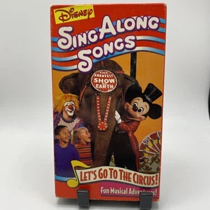 Disney Sing Along Songs VHS Tape Lets Go To The Circus Musical Adventure Vintage - Bild 1 von 8