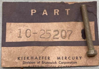 QTY 5 NEW GENUINE KIEKHAEFER MERCURY 10-25207 SCREW VALVE BODY TO RESERVOIR - Image 1 of 4