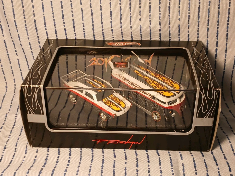 Autobús de arrastre Hot Wheels Japón Phils Speed Shop Riehlman blanco VW FASTBACK #159/1500 Foto 1 de 4