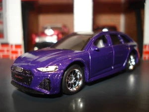 2023 AUDI RS 6 AVANT CUSTOM EDITION 1/64 MB CUSTOM WHEELS DARK PURPLE - Bild 1 von 4