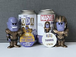 Funko Soda Marvel Thanos Chase 1/3300 & Common 1/10700 SET