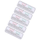  5 Pcs UV Test Cards Papers for Indicator Testing Strips Disinfection Box