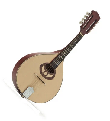 Mandolin Portuguese Flat Back Style Slotted headstock EU made by Ozark - Image 1 of 4