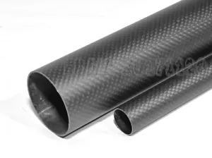 Roll Wrapped Carbon Fiber Tube 3K 100mm*104mm*1000mm Best Quality Matte Tube - Picture 1 of 3