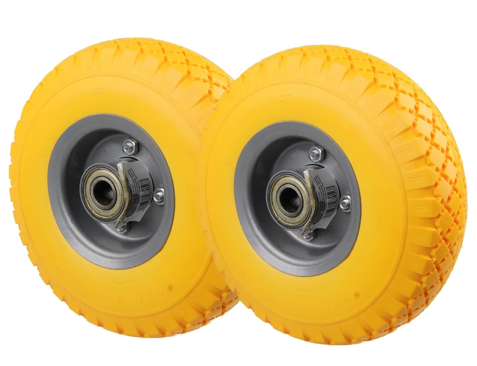 2 Stk. PU Rad f. Sackkarre Bollerwagen Ersatzrad 260 mm 3.00-4 Sackkarrenrad - Bild 1 von 1