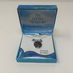 Disney Live Action The Little Mermaid Ariel Silver Plated Pendant/Charm Necklace - Picture 1 of 2