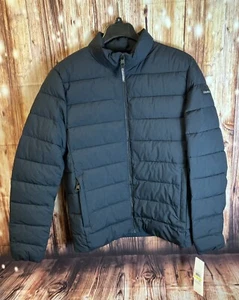 Calvin Klein Sorona Aura Navy Puffer Jacket Uomo US Taglia M - Foto 1 di 9