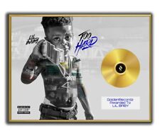 Lil Baby Poster, Too Hard GOLD/PLATINIUM CD, gerahmtes Poster HipHop Rap WallArt