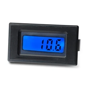DC Voltmeter digital LCD Einbau Panel-Meter blau beleuchtet Amperemeter Spannung - Bild 1 von 6