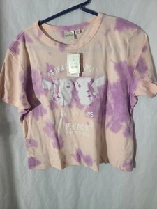 Women's Pokemon Pikachu Short Sleeve Graphic Baby T-Shirt - Purple Size Large - Picture 1 of 5