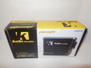 New Sealed Kole Audio KP1200.2D Mini 2-Channel Class D Car Stereo High Power - Picture 1 of 2