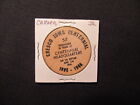 1966 Cresco, Iowa Wooden Nickel Token - Cresco Centennial Wooden Nickel Coin BLK
