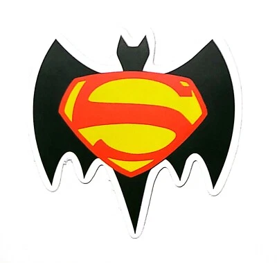 Pegatina resistente al agua manga anime Liga de la Justicia Batman vs Superman DC Comics Foto 1 de 2