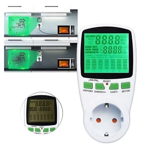 Strommessgerät Steckdose Zur Einspeisemessung Mini PV-Anlage Mini Solaranlage - Bild 1 von 11