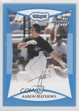 2008 Bowman Prospects Blue /500 Aaron Mathews #BP61