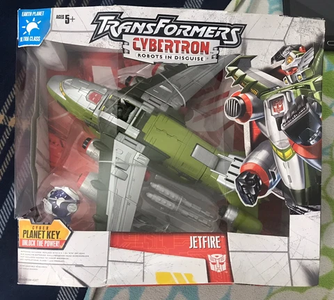 Transformers Cybertron Jetfire Class Sealed 2006 Rare Cover
