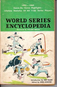 1961 World Series Baseball Encyclopedia Magazine, Highlights 1903-1960 FAIR - Picture 1 of 2
