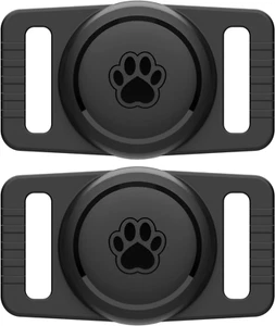 For Airtag Dog Collar Holder 2 Pack,Waterproof Dog Collar Holder for Apple Airta - Picture 1 of 12