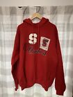 Pull à capuche Stanford Cardinal homme rouge taille XL timbre 20 20 sport