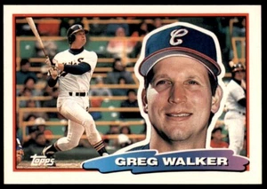 1988 Topps Big Greg Walker 2088d Chicago White Sox #105 - Picture 1 of 2