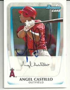 Angel Castillo California Angels Personally Autographed Card - Picture 1 of 1