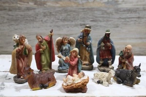 Marolin Nativity Series Nativity Set of 11 Figures 3in - Picture 1 of 6