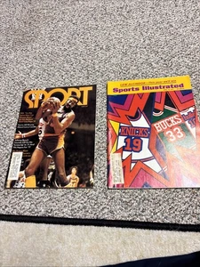 2 Vintage Lakers Basketball Magazines, Sports Illustrated & Sport Magazine  - Picture 1 of 9