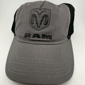 RAM TRUCKS HAT AUTOMOTIVE TWO TONE MESH TRUCKER HAT CAR DODGE AMERICAN NEW CAP - Picture 1 of 3