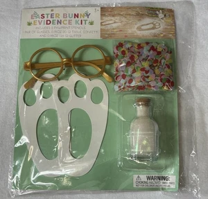 Easter Bunny Footprint Evidence Kit Glitter Spring Bunnies Pawprint Magical Fun - Picture 1 of 3