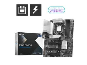 MSI PRO B860-P LGA 1851 Intel B860 SATA 6Gb/s DDR5 PCI-E x16 slot M.2 - Picture 1 of 5