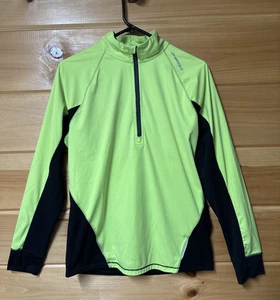 Chaqueta para correr Brooks Drilayer media cremallera resistente al viento resistente al agua para mujer M usada en excelente estado - Imagen 1 de 11