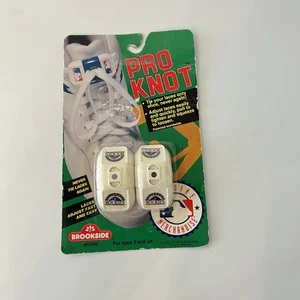 Vintage Colorado Rockies Pro Knot Shoelace Adjuster Brookside New MLB - Picture 1 of 3