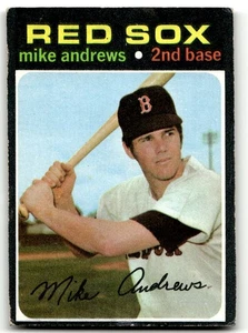 1971 Topps #191 Mike Andrews Boston Red Sox VG-VGEX SET BREAK! - Picture 1 of 2