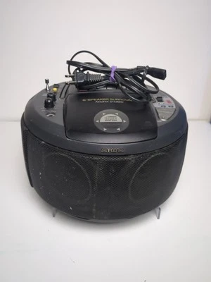 Aiwa CSD-MR1U 6 alto-falantes disco compacto gravador de cassete rádio estéreo Boombox - Imagem 1 de 4