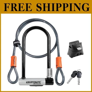 Kryptolok Standard Bike Lock with Cable, Heavy Duty Security - Picture 1 of 9