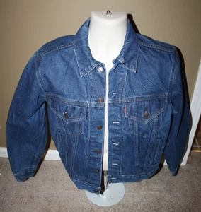Vintage Levis Denim Trucker Jacke Jeans 70505-0216 Gr. 42 RAR Top!! - Bild 1 von 4