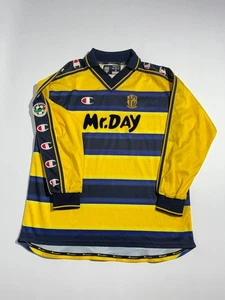 camiseta fútbol PARMA (italia) manga larga matchworn CHAMPION 2000 #2 SARTOR - Picture 1 of 5