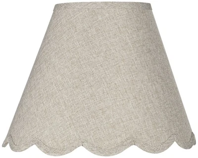 Tapa Dura Vieira Imperio Pantalla de Lámpara Fawn Pequeño 6x12x9.5 Araña Arpa y Acabado Foto 1 de 4