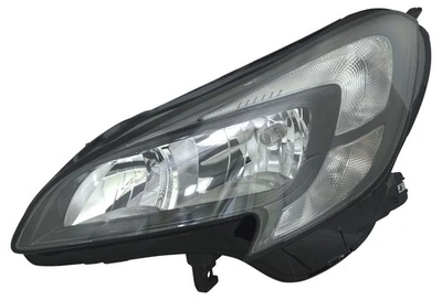 Scheinwerfer links für Opel Corsa E 14- Schwarz Tagfahrlicht H7 LWR Stellmotor - Bild 1 von 4