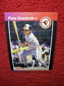 Vintage 1989 Pete Stanciek Baltimore Orioles Donruss Mlb Trading Card 169 - Picture 1 of 12