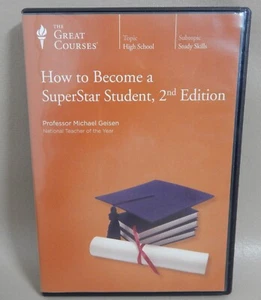 GREAT COURSES How to Become a Superstar Student 2nd Edition H.S. DVD M. Geisen - Picture 1 of 10
