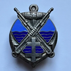 51° Régiment Mitrailleurs Infanterie Coloniale,petite pastillle,D.Ber.Dép.(2688) - Imagen 1 de 2